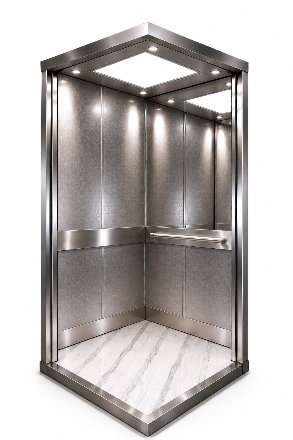 Modelo B — Cielo N2 + Piso Porcelanato